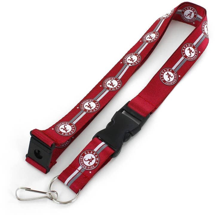 Aminco USA - Wholesale Lanyard - Unisex - NCAA Alabama Crimson Tide Team Lanyard, Red