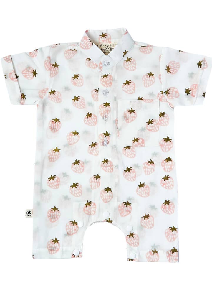 Mandarin Collar Romper for wholesale by Eight Thousand Miles