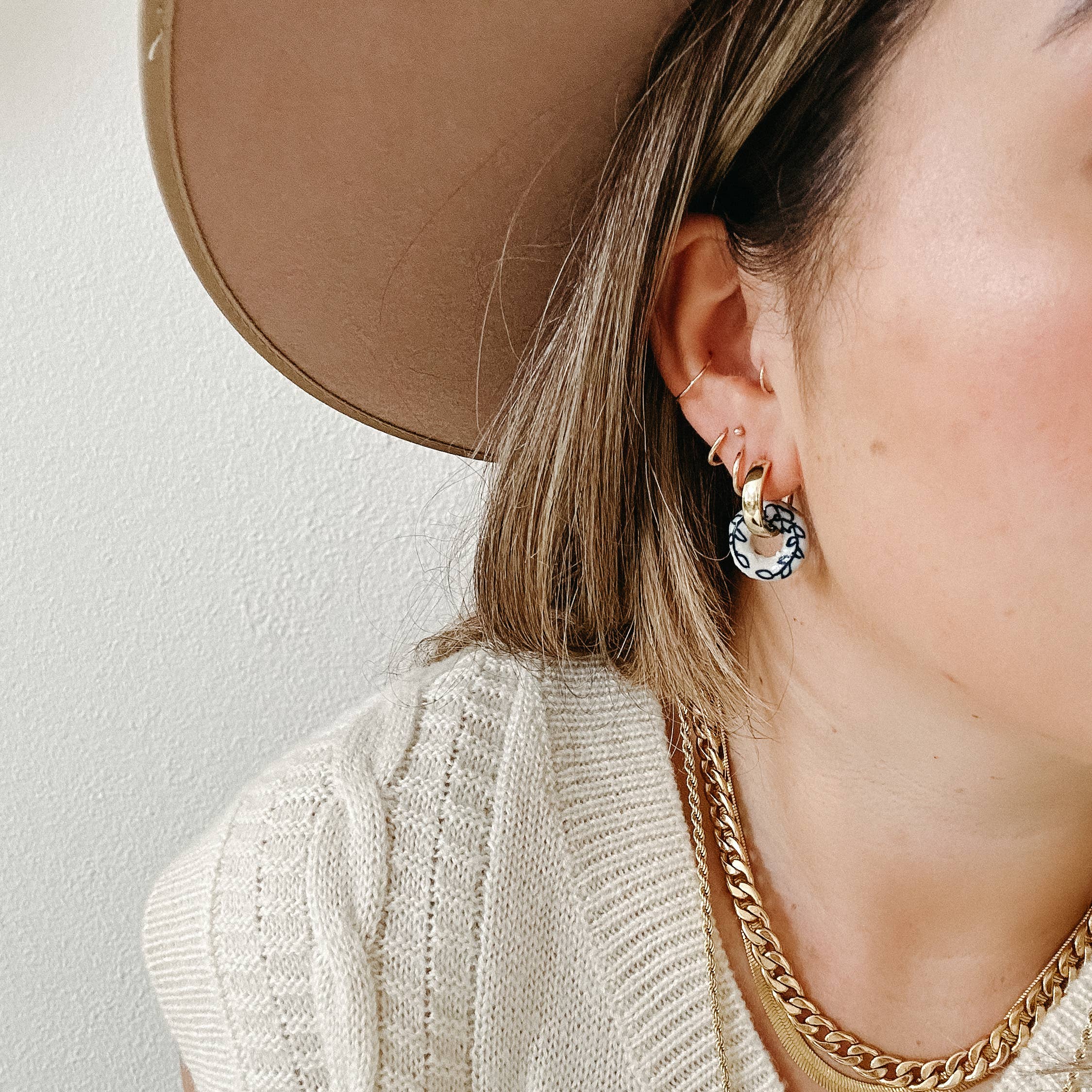 The General Collective - Wholesale Huggie Earrings - Knox Hoops1