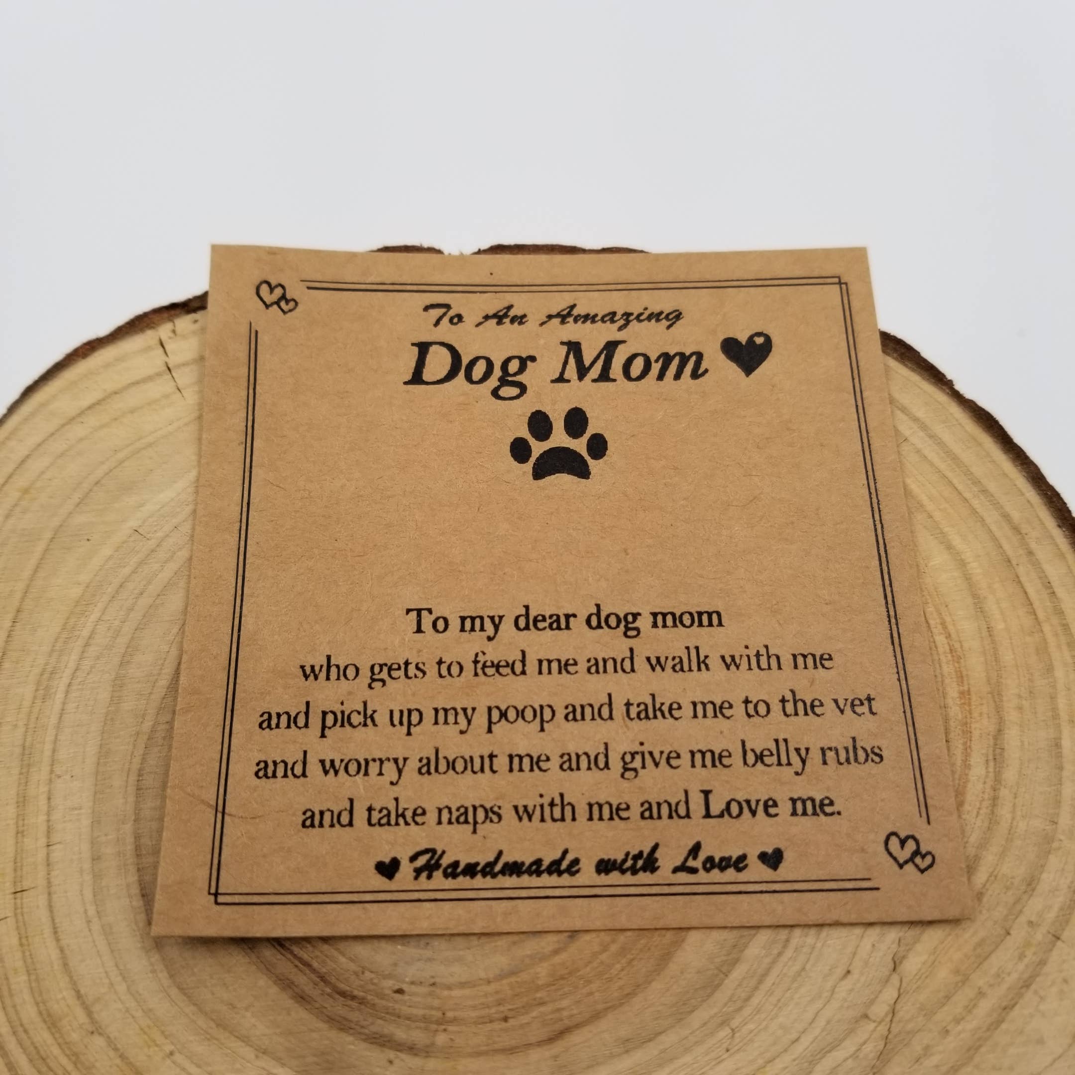 CHAKRA JEWELRY – Engroshandel Perlearmbånd – Naturlig sten-armbånd til hundeelskere med kort2