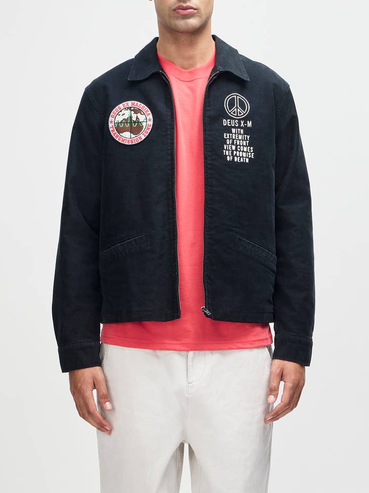 Fugazi Souvenir Jacket - Black for wholesale by Deus Ex Machina