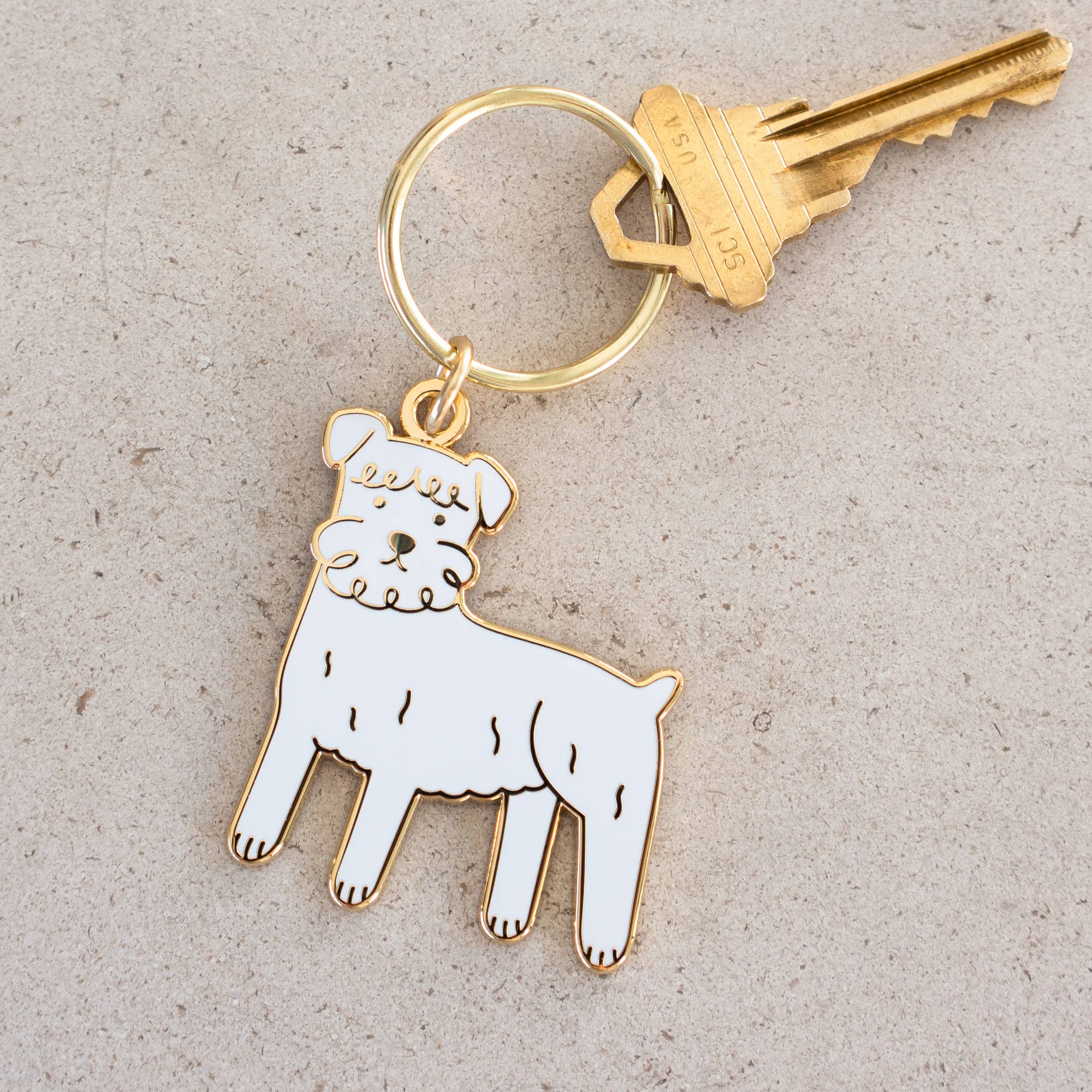 Everyday Olive - Wholesale Keychain - Women's - Schnauzer Dog Keychain1