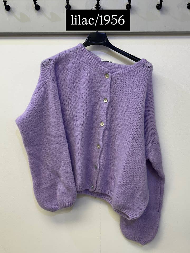 Terminal 1 Clothing – wholesale Kofta - Dam – Cardigan i mohairblandning med knappar fram18