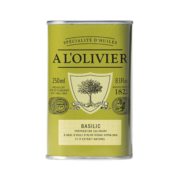 The French Farm - Wholesale Olive Oil - A l'Olivier Basil Olive Oil 8.4oz