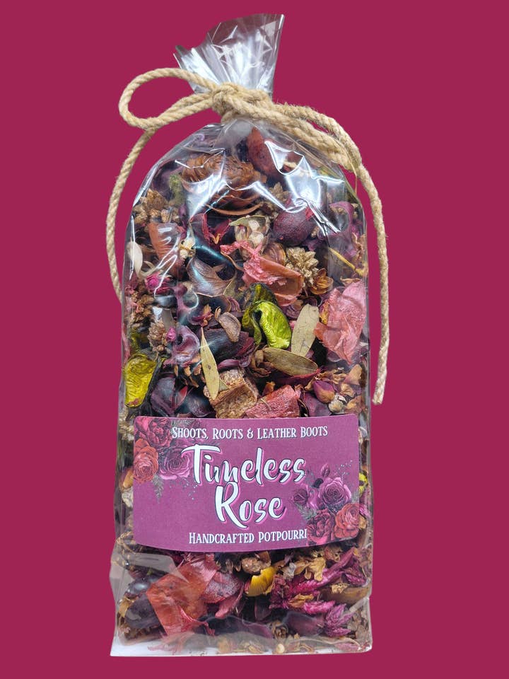 Timeless Rose Handcrafted Potpourri- 2 & 5 cup Floral Scent for wholesale by Shoots, Roots & Leather Boots