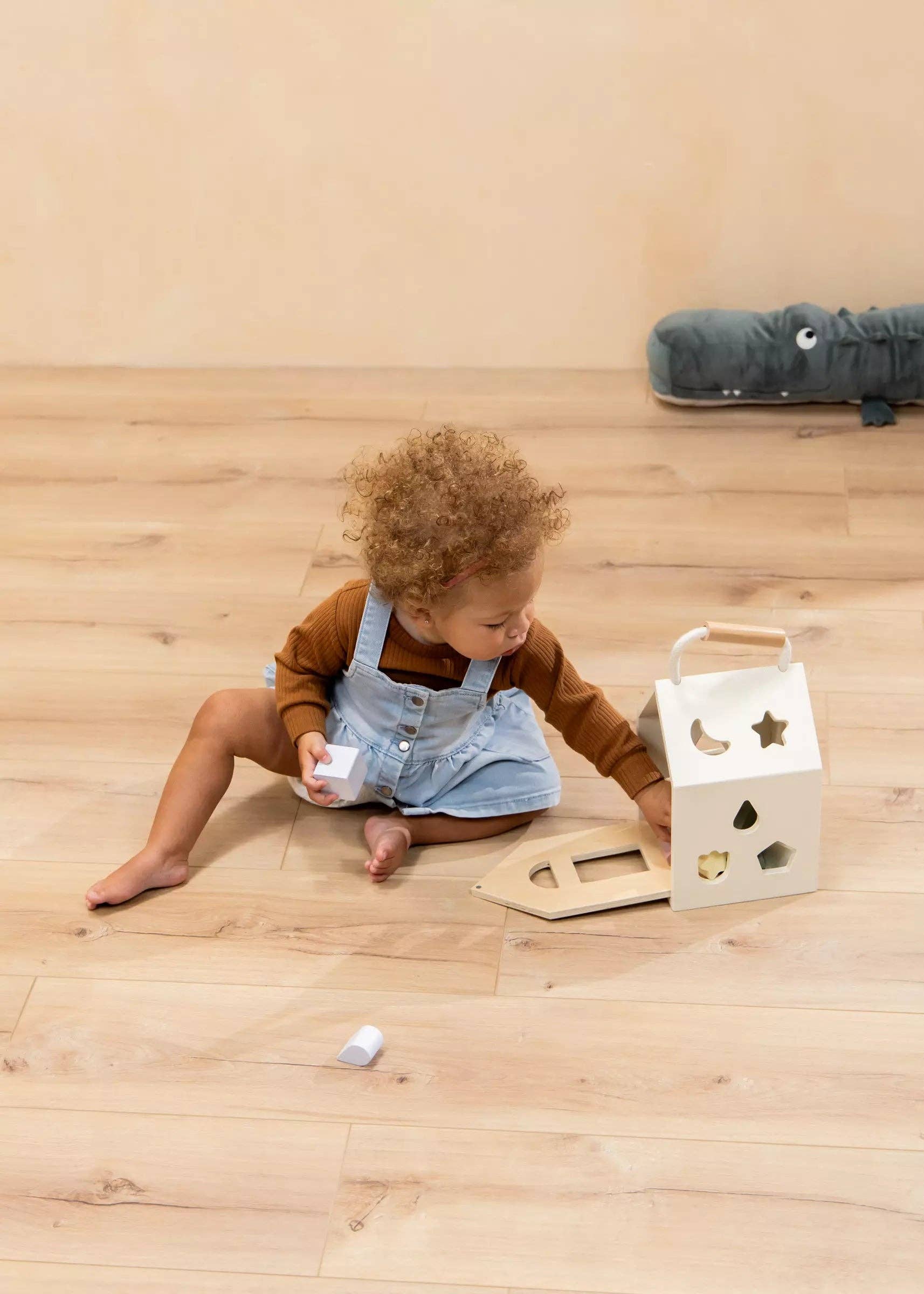 Coco Village - Wholesale Wood Toy - Kids - Wooden Shapes Sorting House5