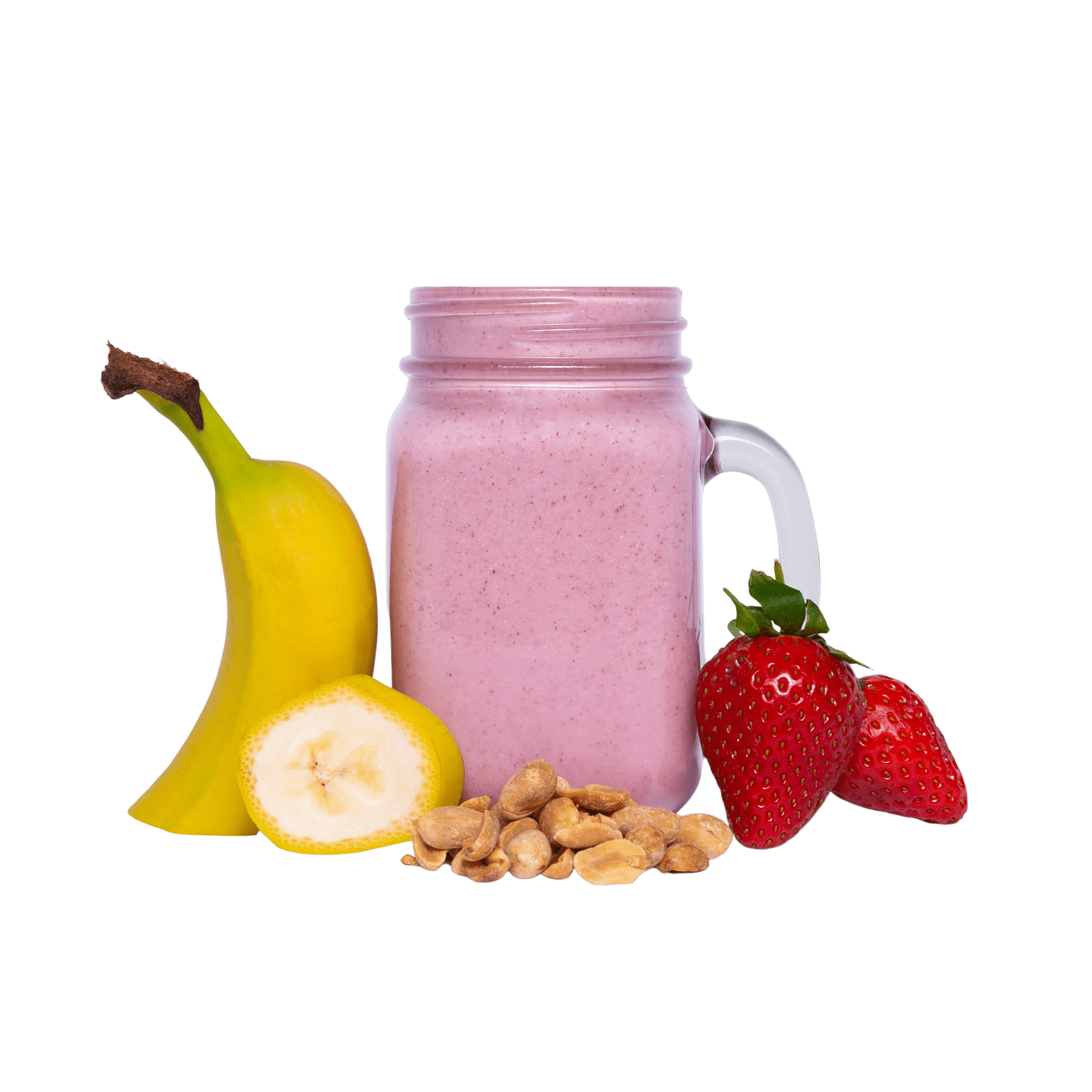 Sjakes – Engroshandel Pulver til sunhedsdrik – Strawberry Peanuts smoothie måltid1