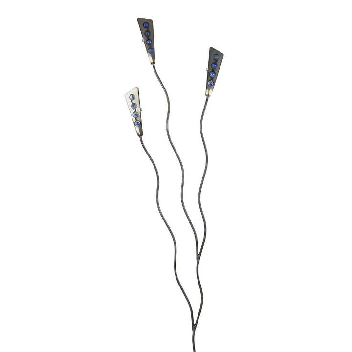 Contemporary Metal and Glass Garden Sculpture Art for wholesale by Designs by Dieter, LLC