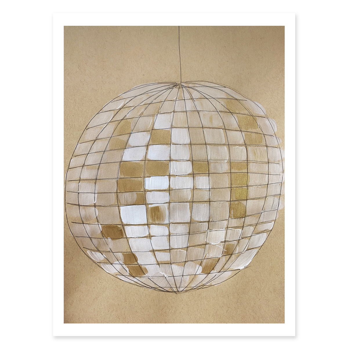 ALEX'S - Wholesale Art Print - Disco Ball Print1