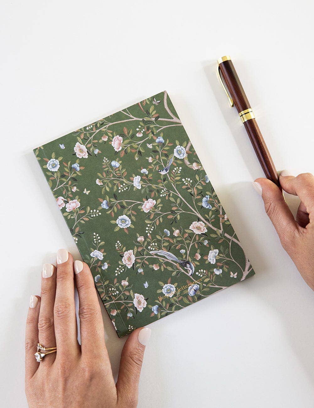 Bespoke Letterpress - Vente Cahiers - Carnet de Poche - Camélia (Ligné)10