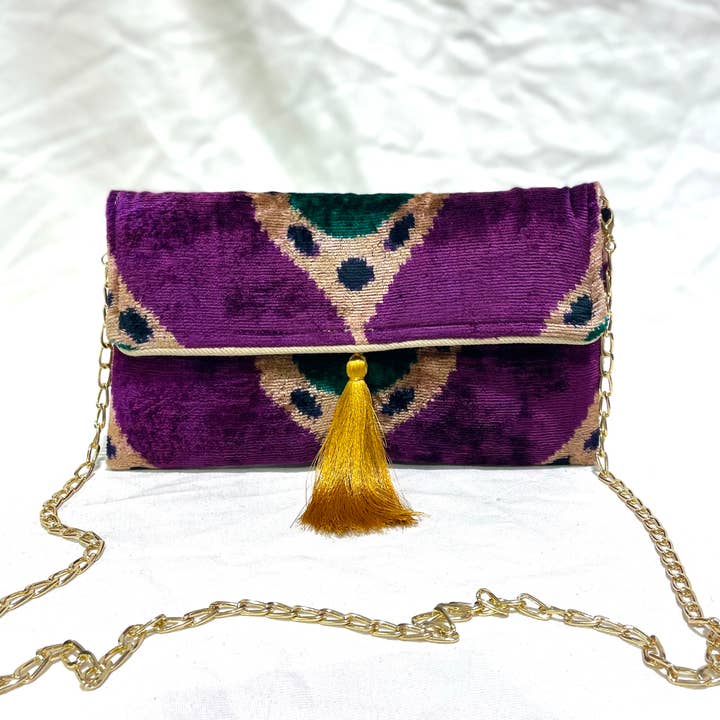 Ikat Clutch Bag Sainte-Maxime for wholesale by Mila∞Miro by Emelie