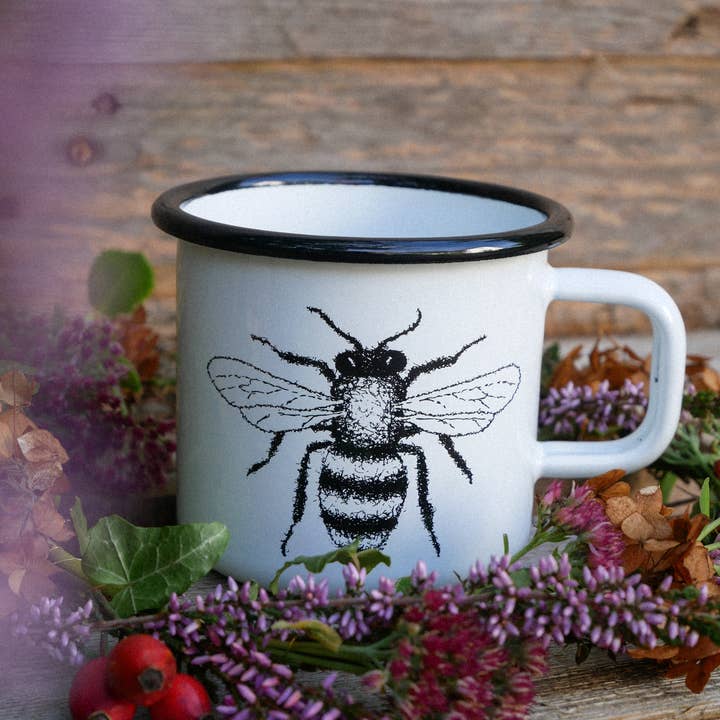 Hannibelle - Wholesale Coffee Mug - Enamel Mug Bee