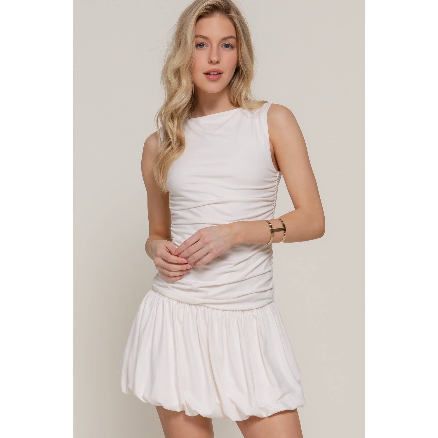 ITSSY - Wholesale Dress - Women's - BUBBLE SKIRT MINI DRESS3