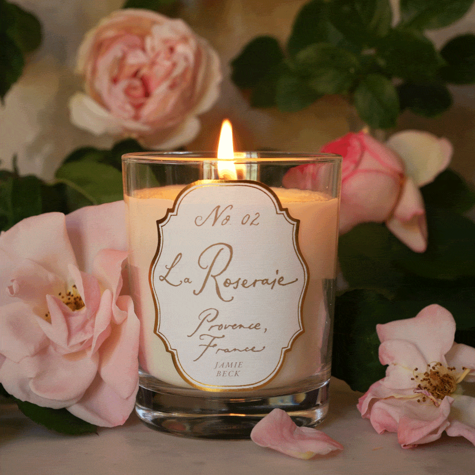 Jamie Beck - Wholesale Jar/Filled Candle - La Roseraie • Scented Candle0