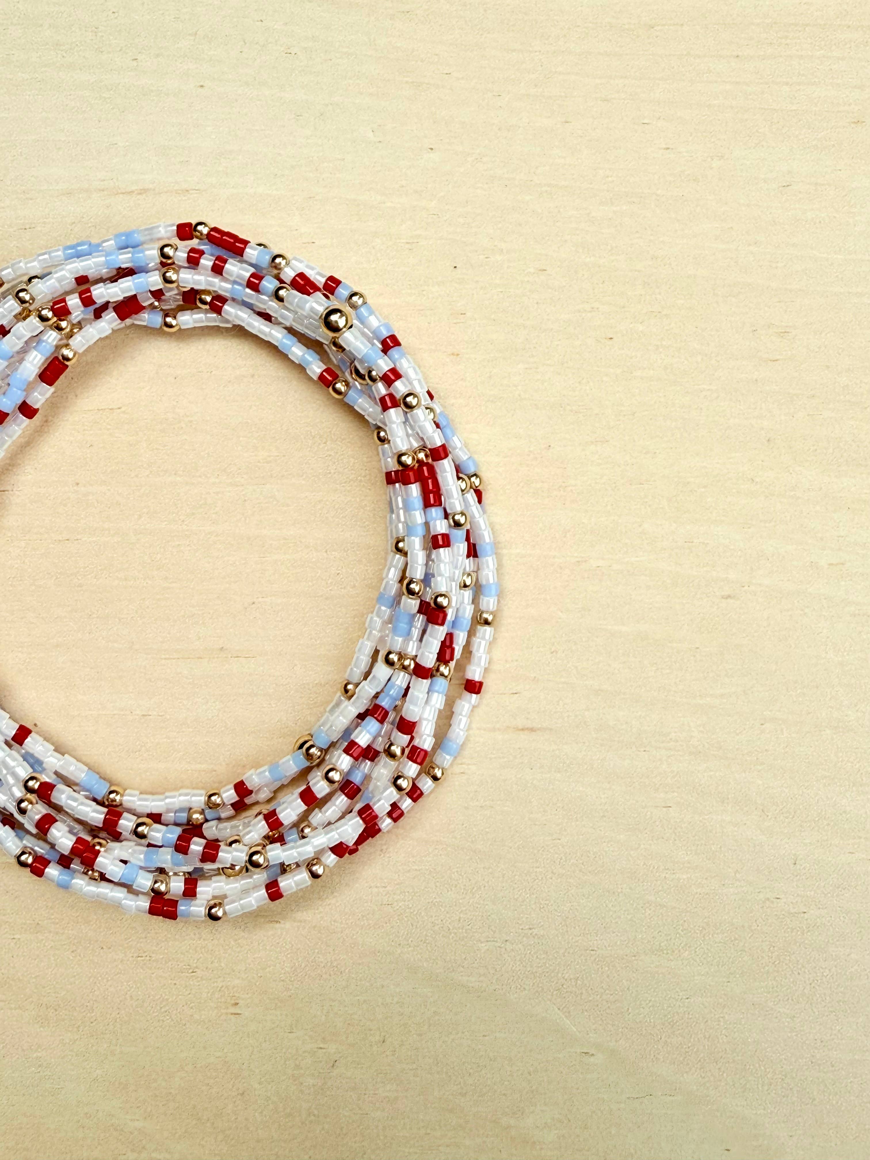 Back Bay Bead Company - Wholesale Beaded Bracelet - Stretchy Seed Bead Bracelets Gold Fill Gifts for Her Jewelry11