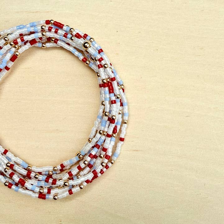 Back Bay Bead Company - Wholesale Beaded Bracelet - Stretchy Seed Bead Bracelets Gold Fill Gifts for Her Jewelry11