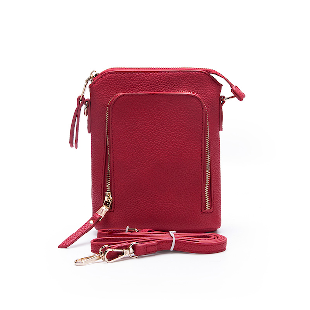 Pretty Persuasions - Wholesale Crossbody Bag - Women's - P25006 Zipper Front Small Crossbody Bag3