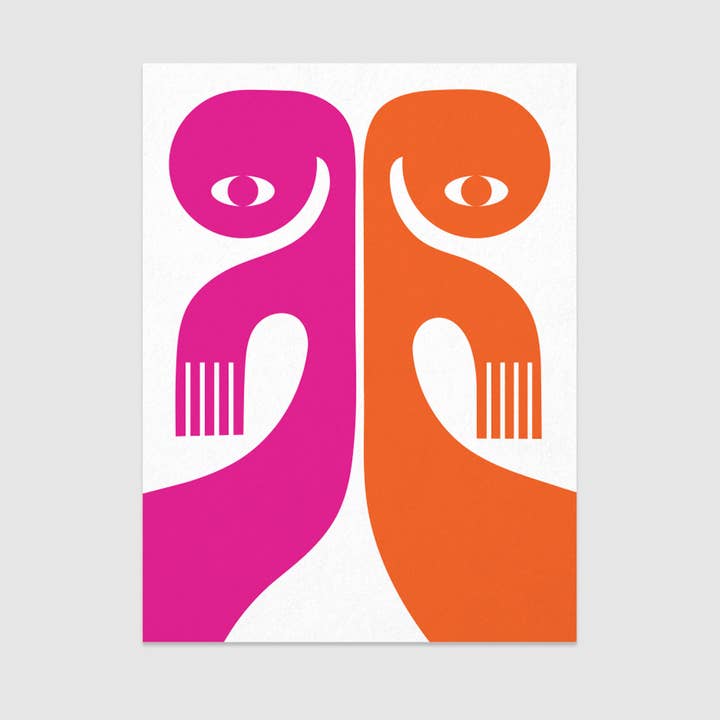 Poster Due Facce - Collezione Astratta (30x40cm & 50x70cm) per la vendita all'ingrosso da parte di Redy.