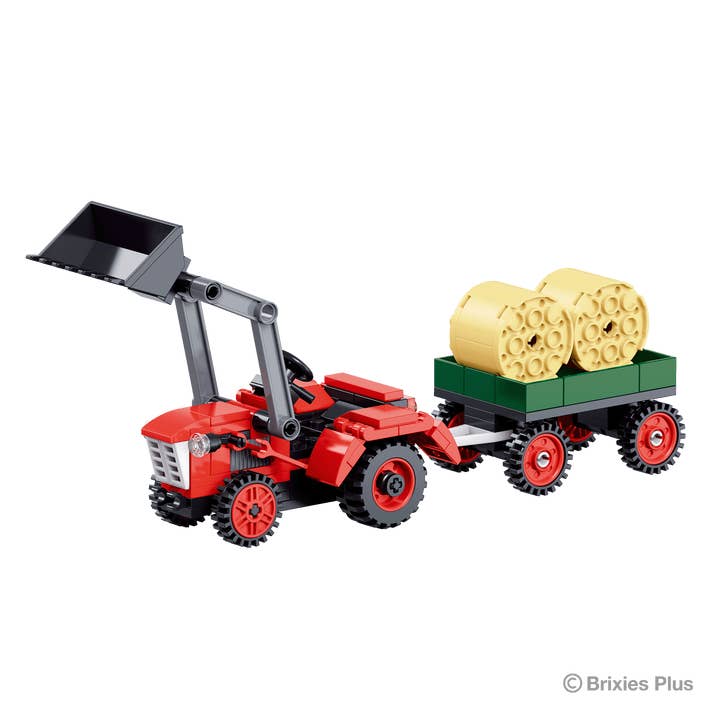 BRIXIES Plus traktor rød / traktor rød for engroshandel hos Brixies