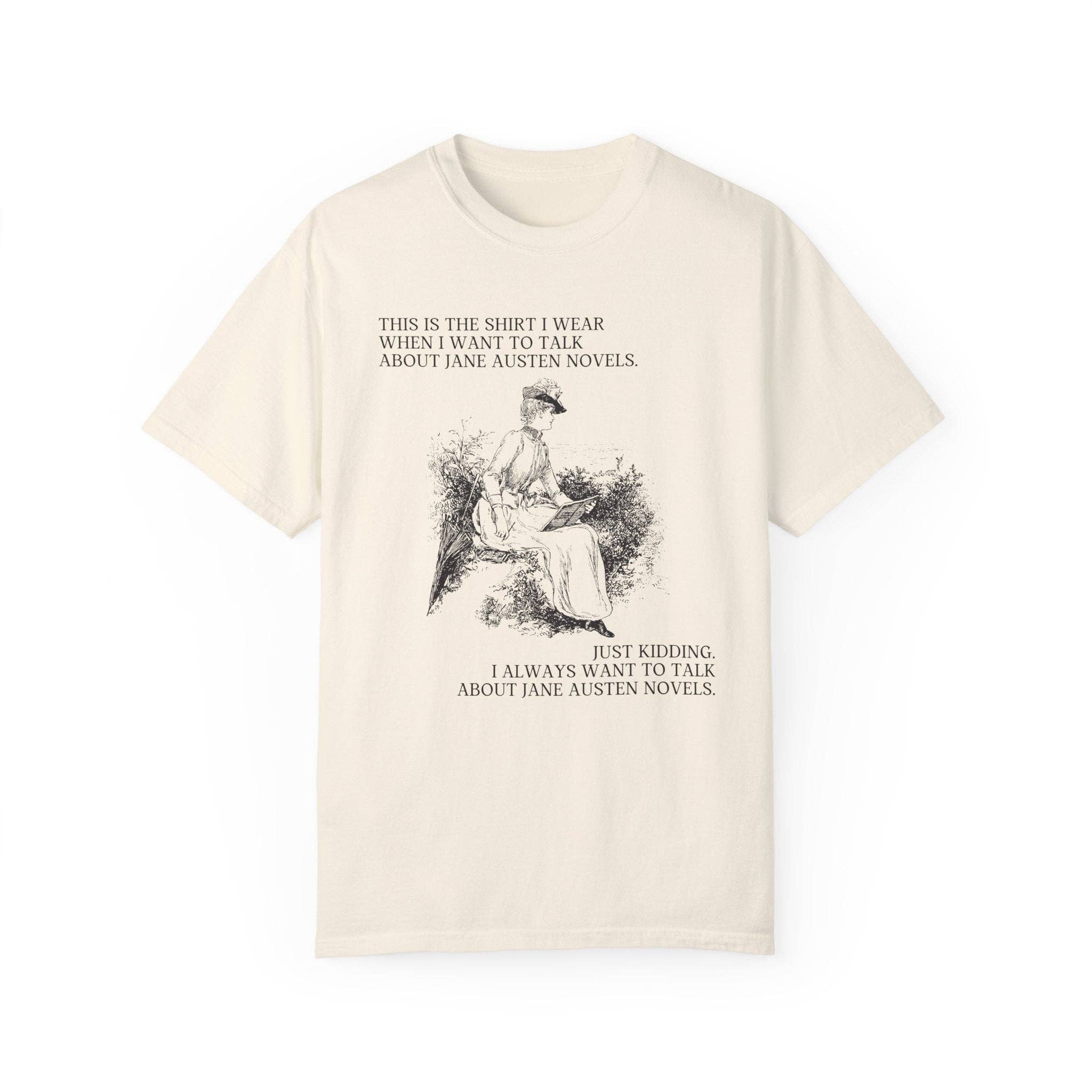 Opal and June - Wholesale Screen Printed T-Shirt - Women's - Bookish Jane Austen Tee Shirt for Romance Reader, Funny Historical Romance Tee Shirt for Classic Literature Bookworm, Romance Writer Gift4