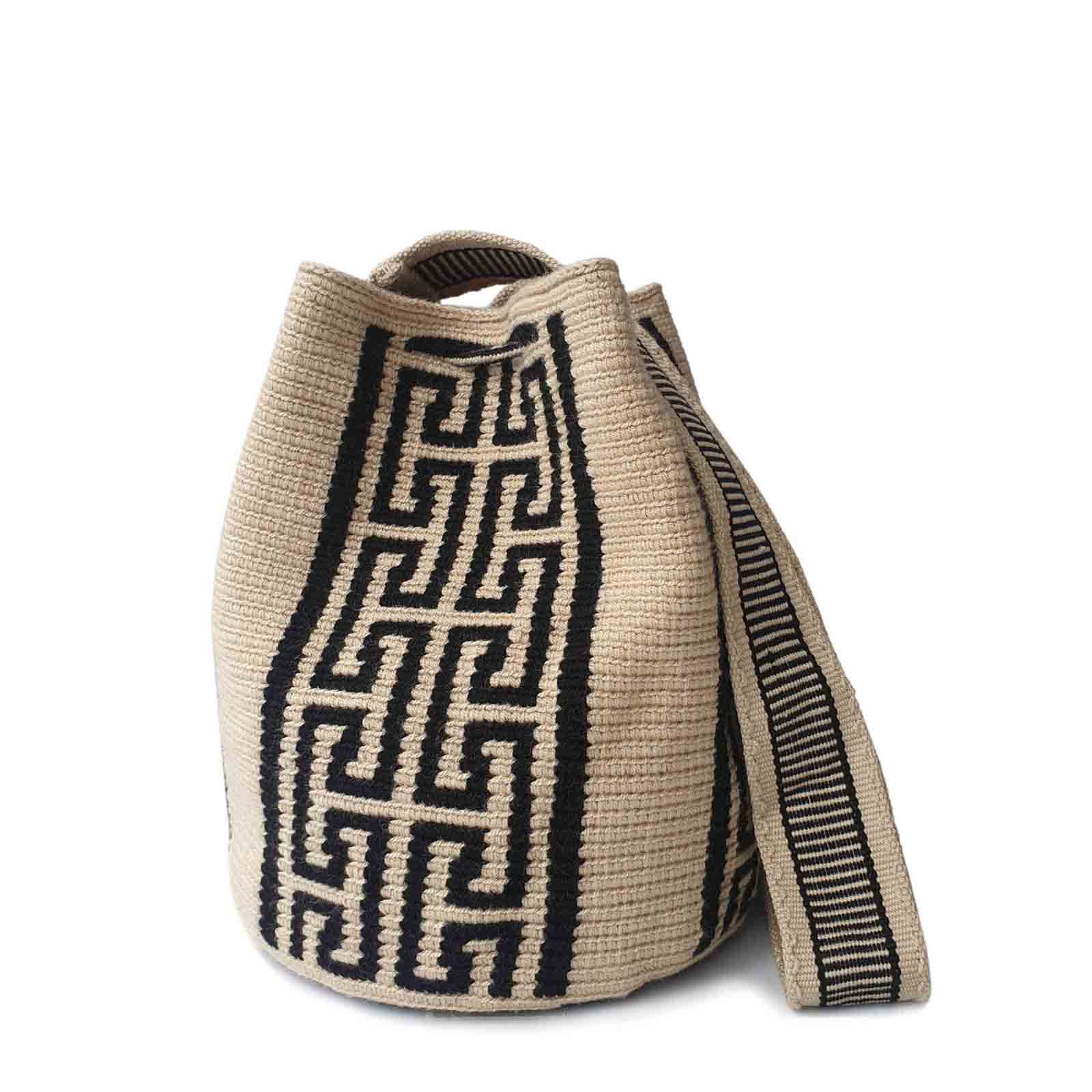 Lombia + Co. - Vente Sac à bandoulière – femme - Sac authentique WAYUU fait main (taille M Hermosa)1