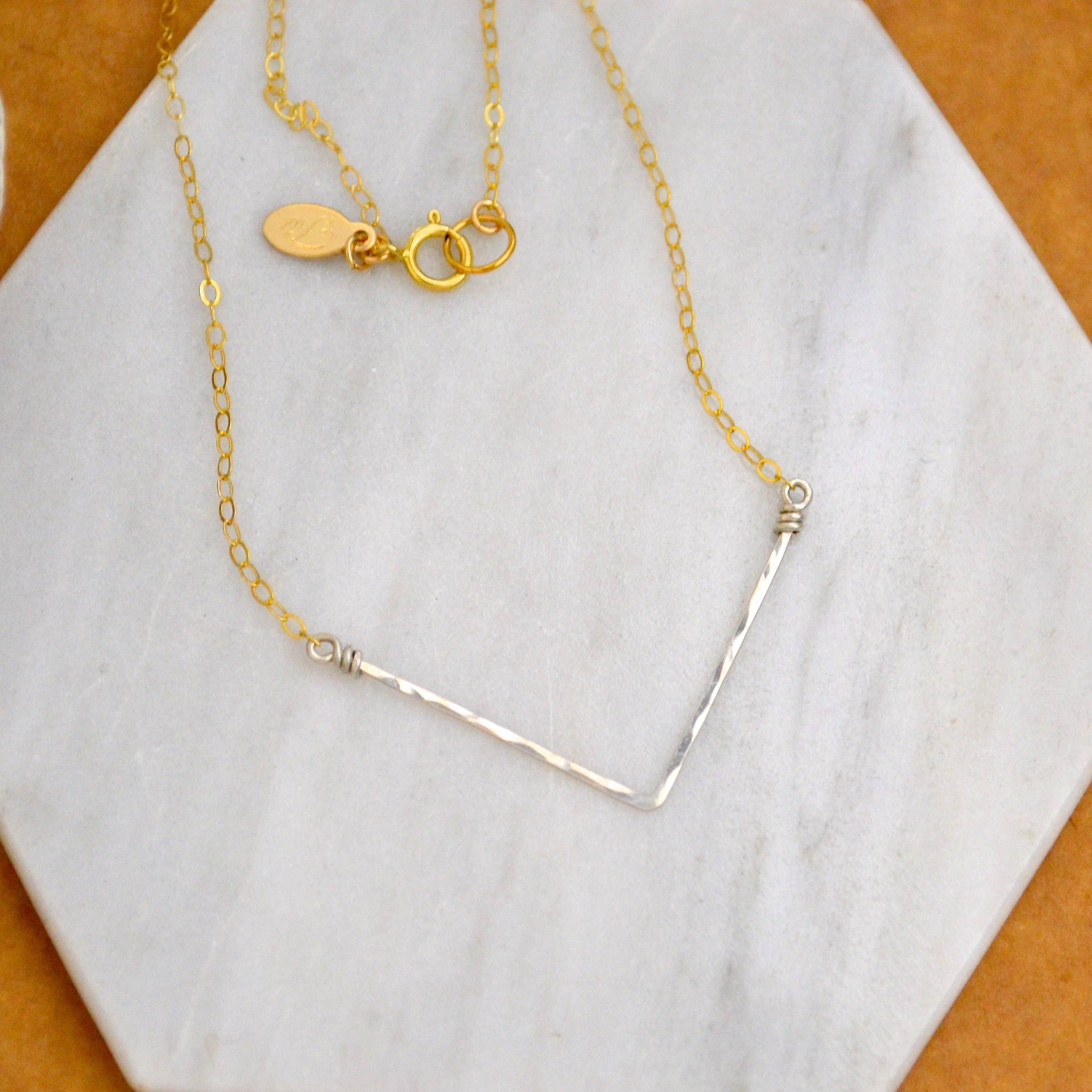 Foamy Wader - Vente Colliers à pendentif - Collier Chevron - Collier pendentif chevron v chatoyant8