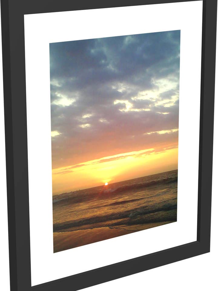 Sunset Photography Vertical Mancora, Peru Framed Print for wholesale by Tony Westbrook Studios