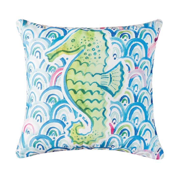SALE Coastal Mermaid Garden Undoor/Outdoor Throw Pillow for wholesale by C&F Home
