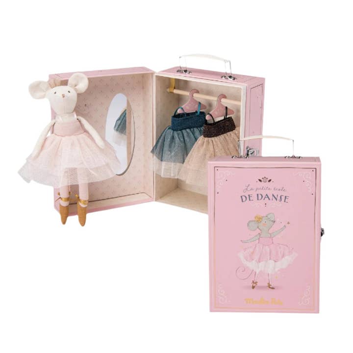 Suitcase - Tutus - The Little School Of Dance - Doll - Moulin Roty for wholesale by Speedy Monkey