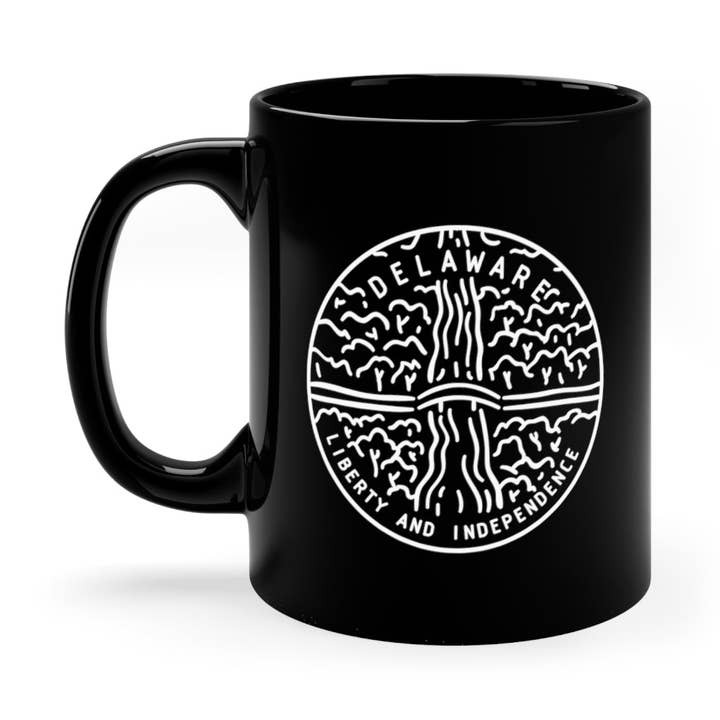 Delaware State Motto Ceramic Mug for wholesale by The Northwest Store
