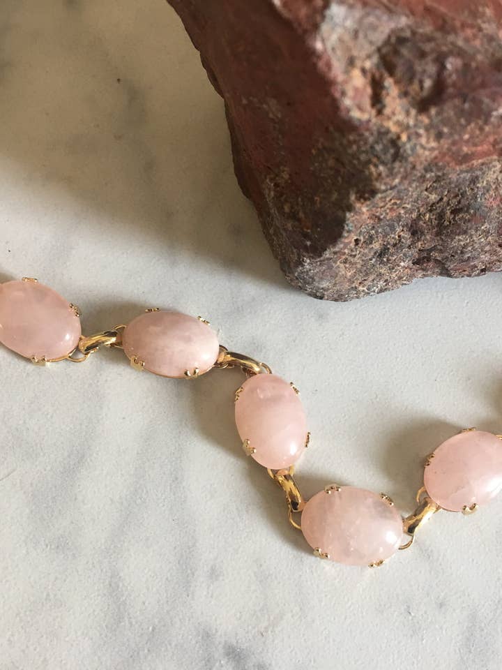 Rosenquarz Katarina Armband für den Großhandel von Second Daughter