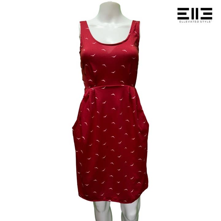 Sleeveless Fitted Sundress w/ pockets & Elastic Back for wholesale by Ellevated Style