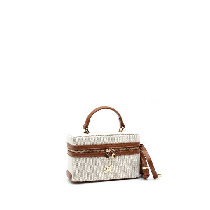 Kleine Box-Form Stofftasche mit CC-Logo für den Großhandel von Vimoda