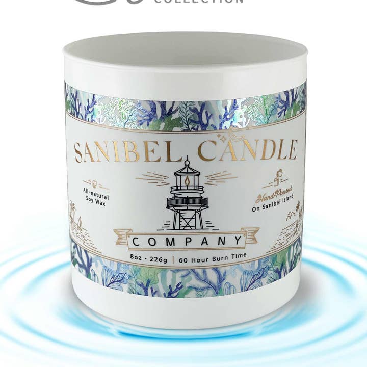 Sanibel Island Retreat - Signature Candle - 8 oz for wholesale by Sanibel Candle Company