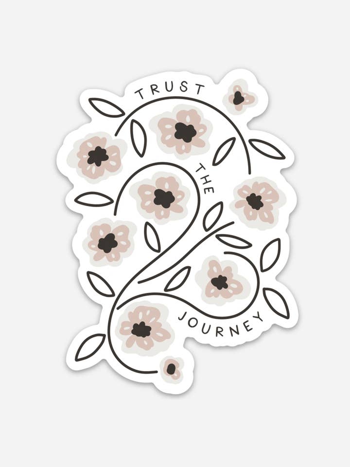 Trust the Journey Sticker for wholesale by Storied Folk & Co.