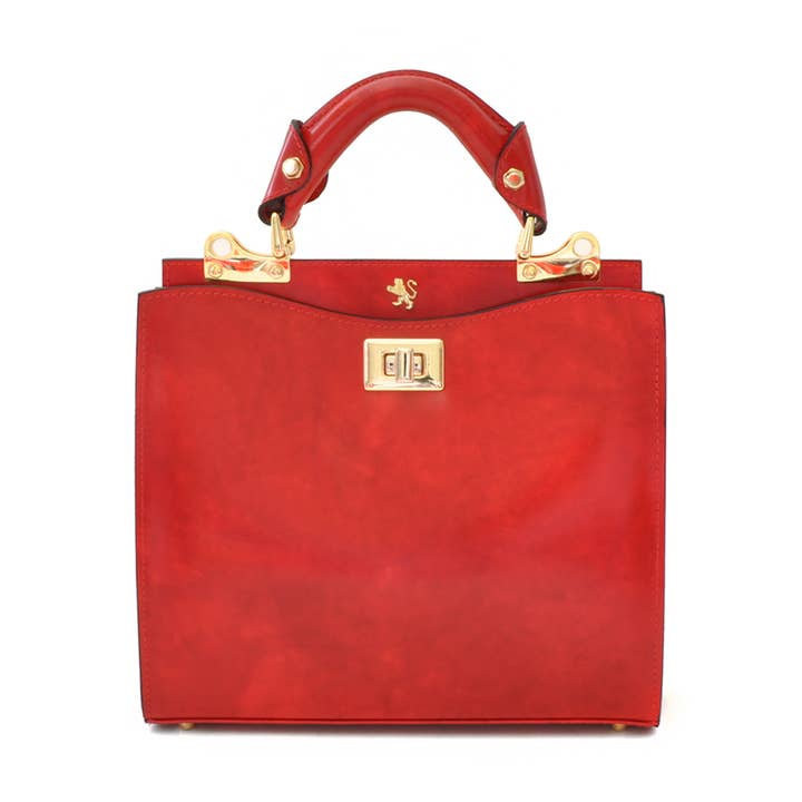 Anna Maria Luisa De' Medici Mala Média de Senhora em Pele de Vaca por atacado de Pratesi