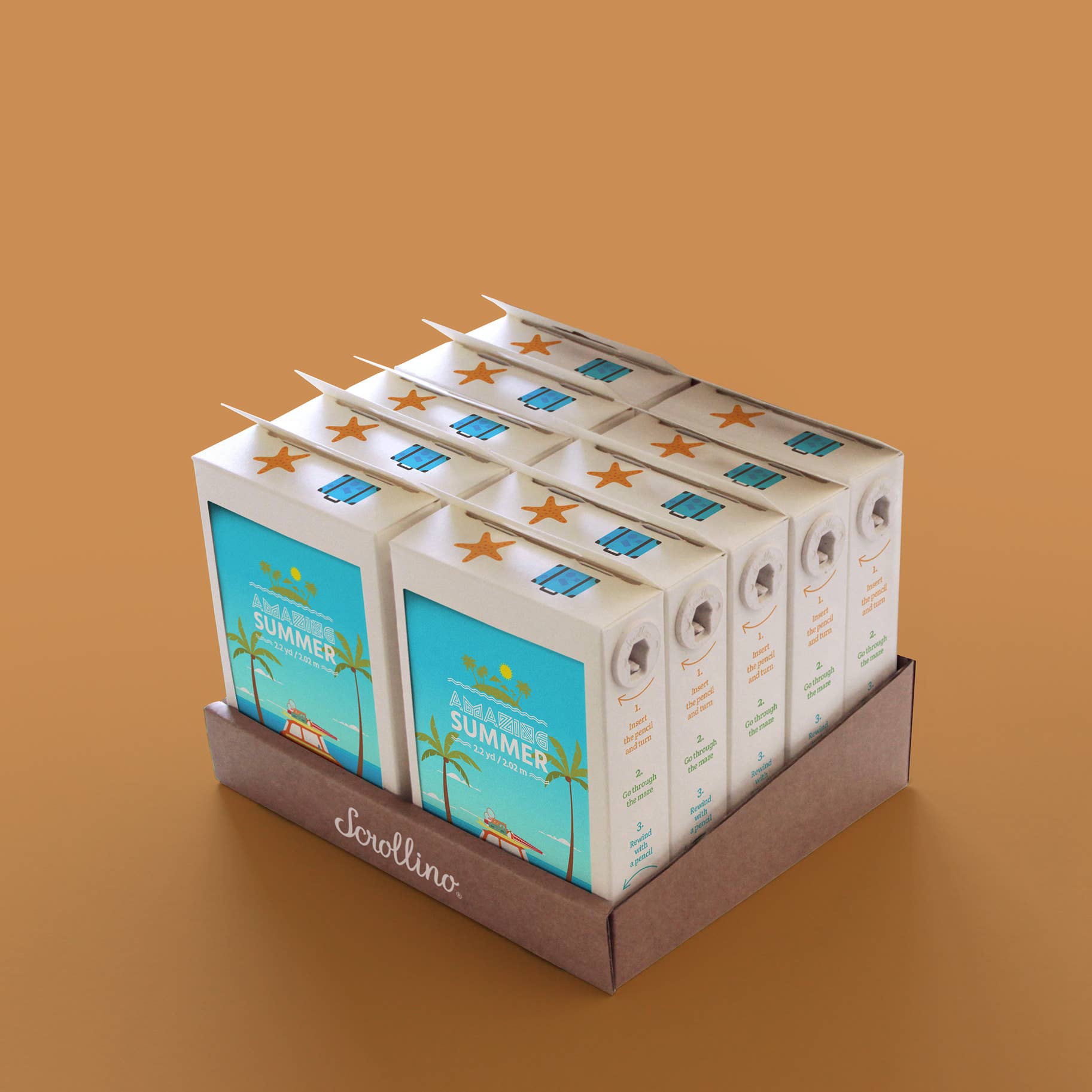 Scrollino – wholesale Fantasy – Travelling Game Book - Scrollino Amazing Summer4