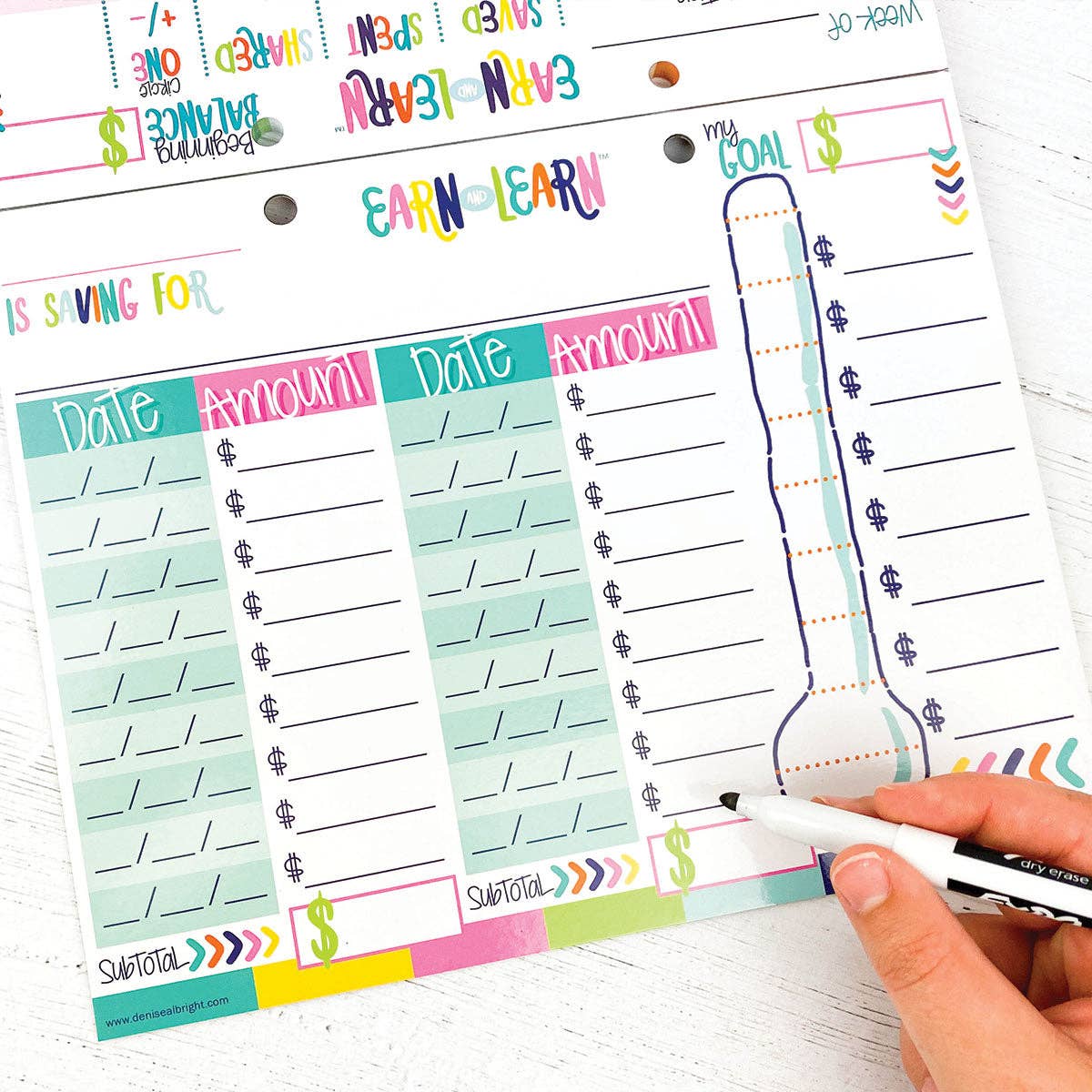 Denise Albright® - Wholesale Planner - Earn & Learn® Kids Chore Chart | Open Stock11