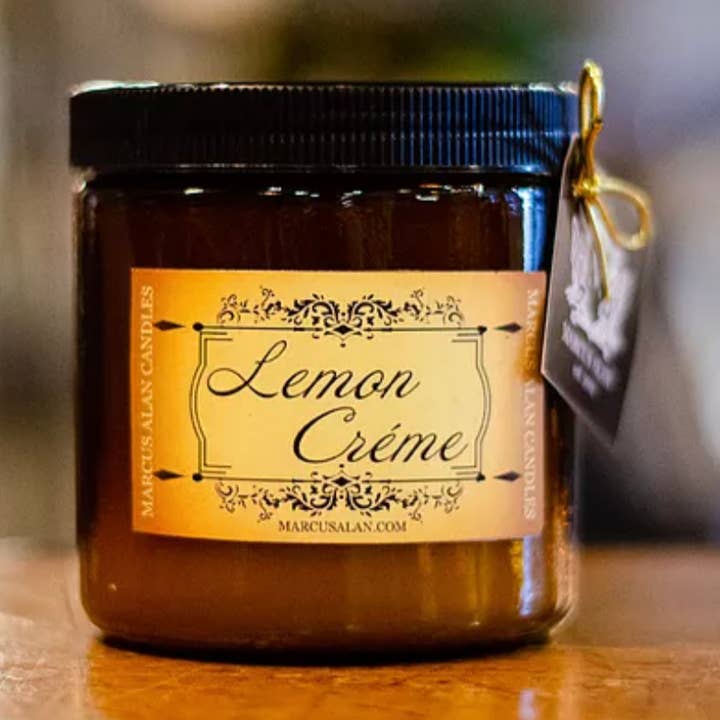 Citroen crème kaars voor wholesale door Marcus Alan Candles