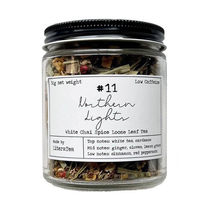 Northern Lights White Chai Spice Loose Leaf Tea Apothecary for wholesale by Fly Paper Products