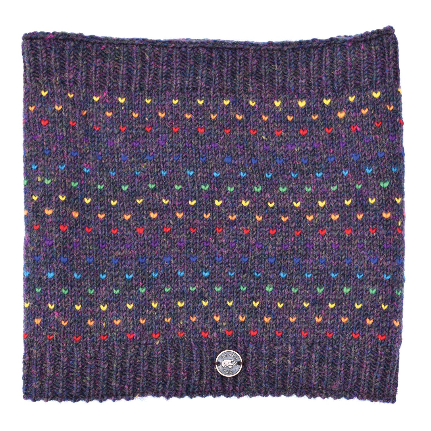 Black Yak Ltd - Wholesale Balaclava - Women's - Rainbow Tick Snood - Hand Knitted Wool - Fair Trade11