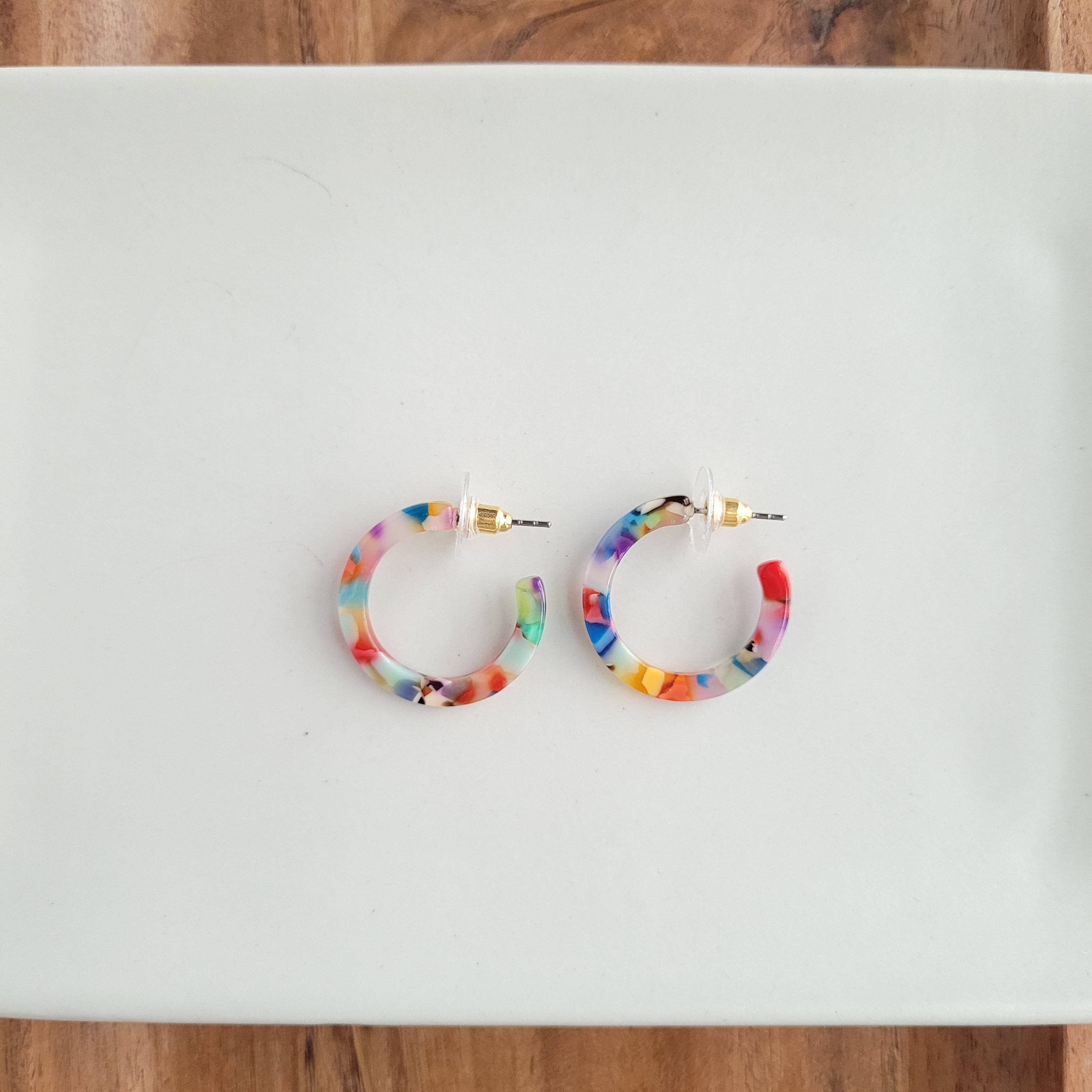 Spiffy & Splendid - Wholesale Hoop Earrings - Cam Mini Hoops - Fiesta // Jewelry, Earrings, Best Seller, Gift