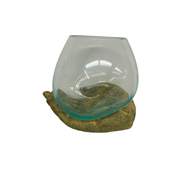 Asia West - Wholesale Decorative Plate/Dish/Bowl - Glass Terrarium/Open Hand Terrarium/Intention Bowl7