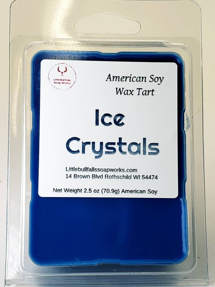 Ice Crystals Soy Wax Melt for wholesale by Little Bull Falls Soap Works