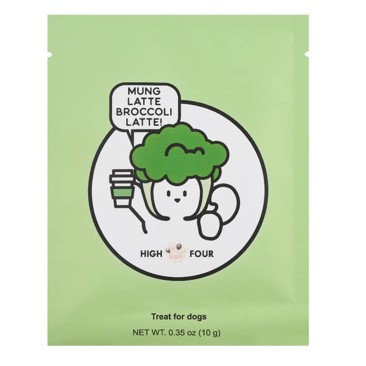 HIGH FOUR - Wholesale Pet treats – Dog - Coffee Latte for Dogs - Broccoli1