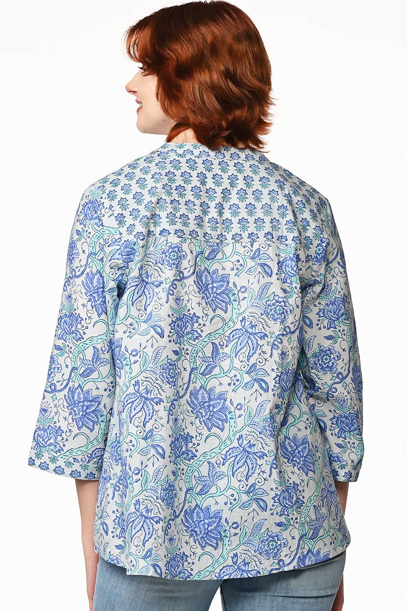 Sevya Handmade - Vendita all'ingrosso Tunica - Donna - Tuniche Tamira Block Print6