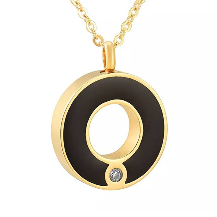 Pendentif souvenir Circle of Life en forme de cendre funéraire pour la vente par River Memorials