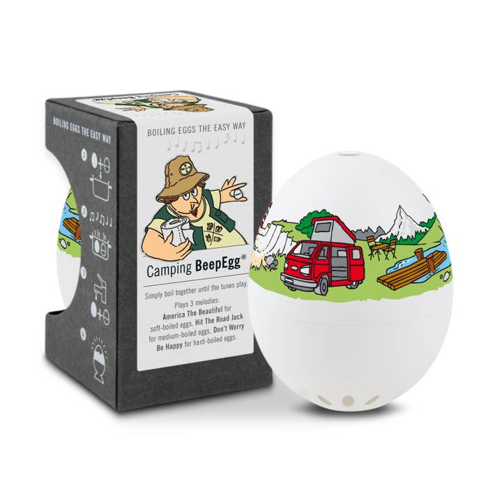 Camping BeepEgg / intelligent egg timer for wholesale by Brainstream USA