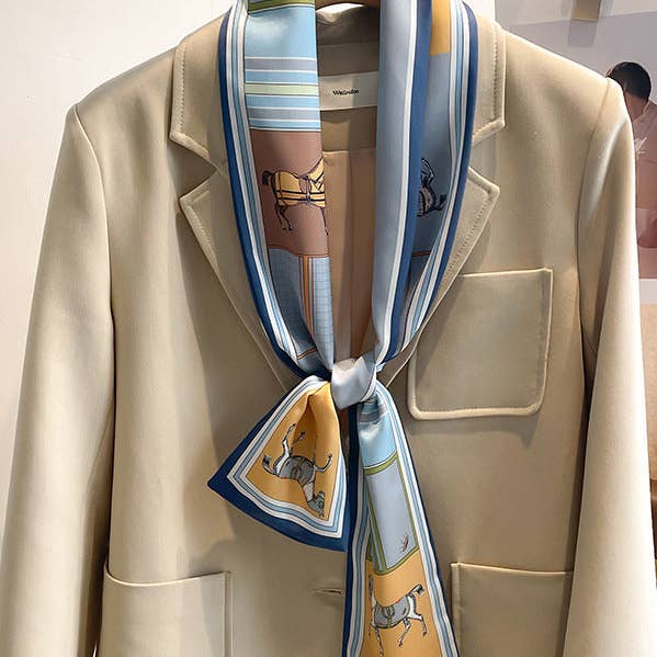 Animal Printed Striped Scarf for wholesale by ShieldChic