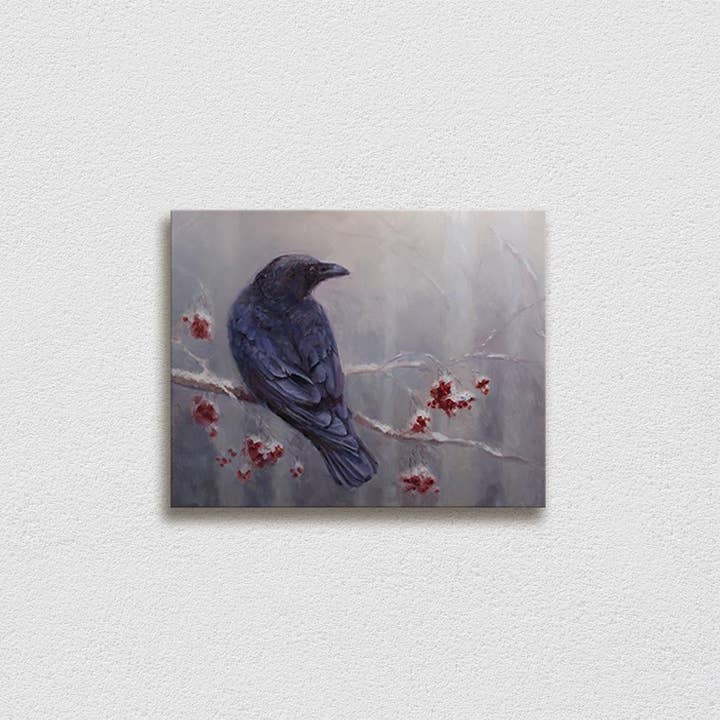 Whitworth Gallery - Wholesale Painting/Drawing - Winter Raven Painting on Canvas1